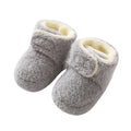 Babibele autumn/winter thickened warm baby socks & shoes - non-slip floor socks for infants & toddlers, soft sole shoes, solid color footwear