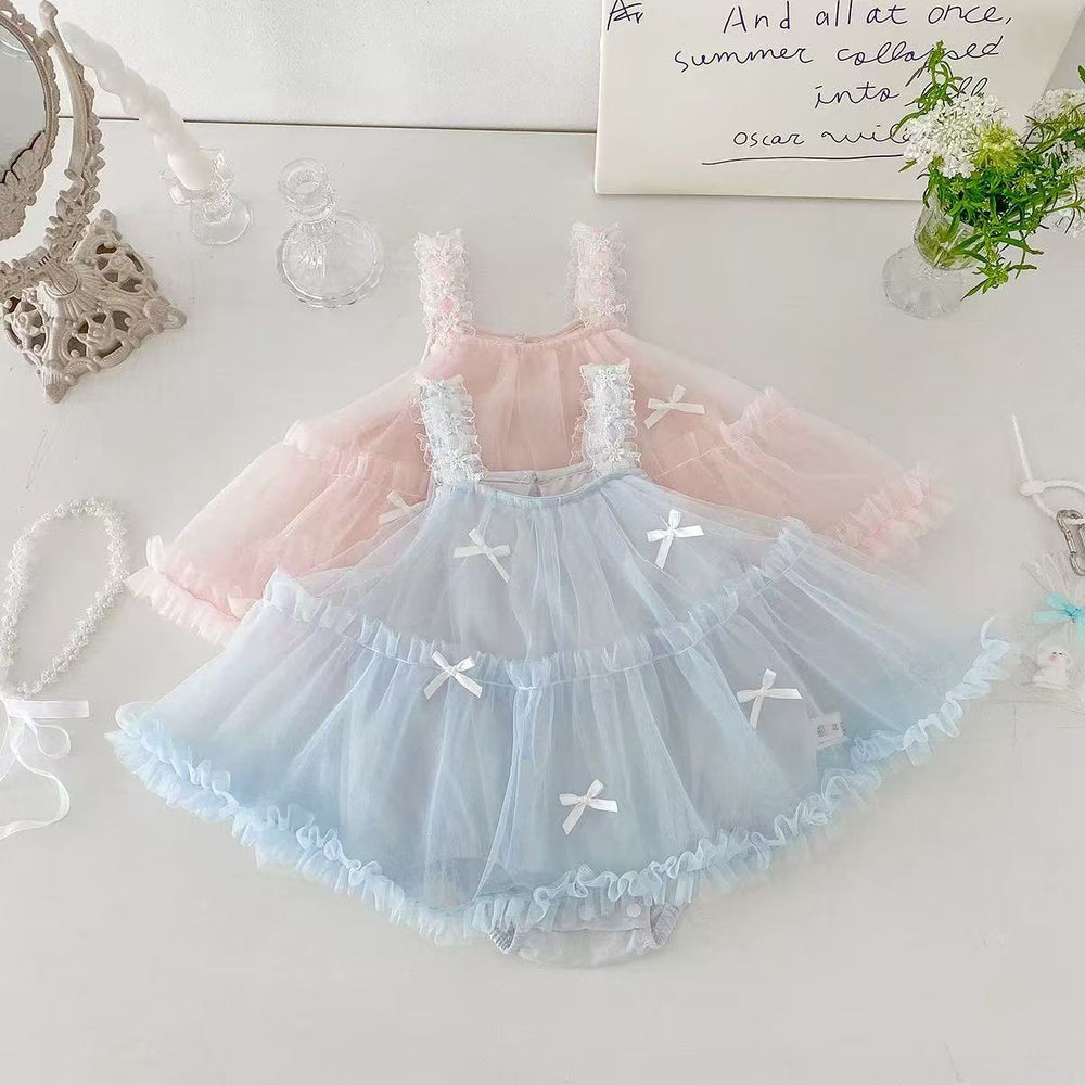Summergirl one-piece girl summer dress kids suspender tutu skirt kids suspender tutu skirt bag butt skirt
