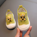 spring/autumn baby shoes - cartoon bear soft sole prewalker shoes for boys and girls - toddler shoes - infant shoes - canvas shoes