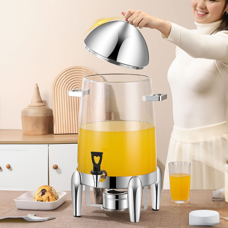 Coffee tripod, restaurant commercial beverage bucket Stainless steel visual beverage machine Juicer Korean, juice tripod