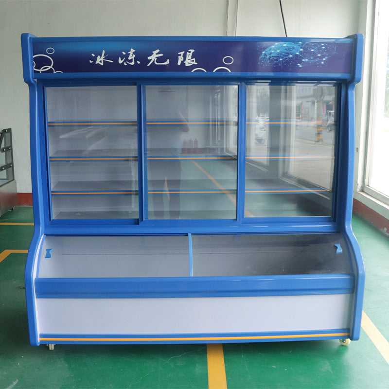 Ordering cabinet, vegetable preservation refrigerator, spicy hotpot display cabinet, catering hotpot restaurant, hotpot ordering cabinet