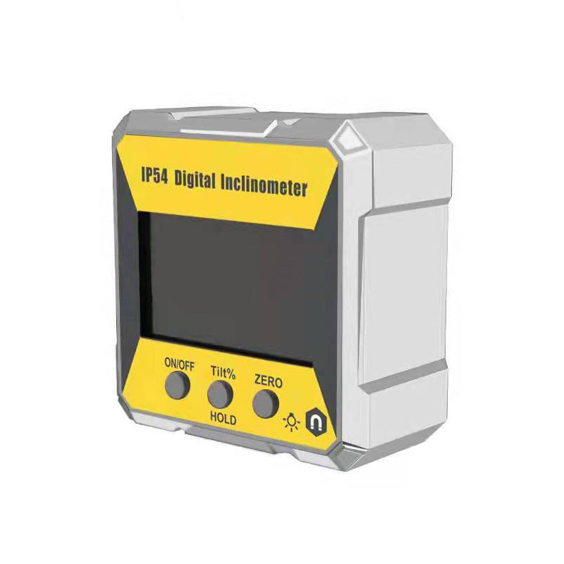 Mini electronic digital display inclinometer 4 * 90 slope level protractor, magnetic angle ruler tilt box wholesale