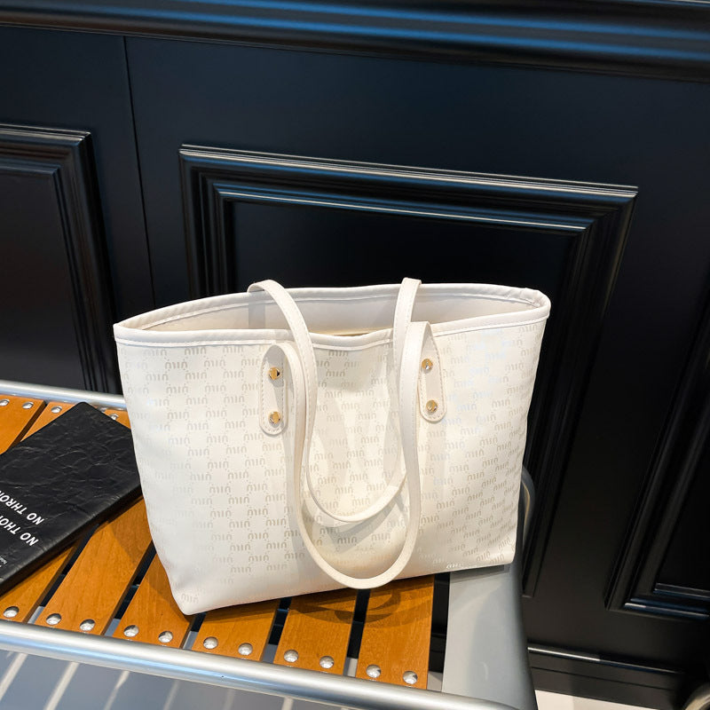 Premium Tote Bag Women's 2025 New Hand Carry Commuter Bag Versatile Fashion Going Out Large Capacity Shoulder Big Bag