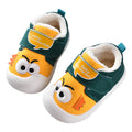 Baby walking shoes for girls, autumn/winter infant shoes, toddler shoes (0-1-2 years), soft sole fleece-lined cotton shoes, baby boy shoes