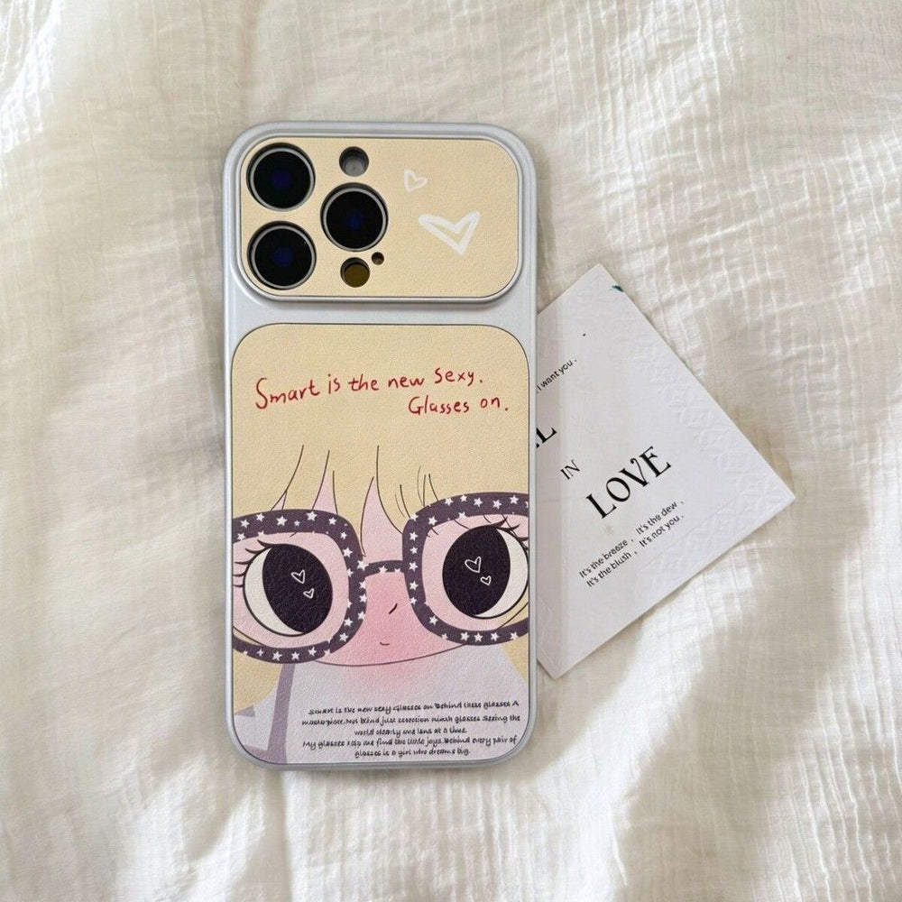 Star blonde girl smart compatible apple iphone 17 case, drop-proof full coverage iphone 16 sticker style soft case