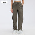 New outdoor running trousers - lightweight, quick-drying, multi-pocket, wide-leg cargo casual pants d25001