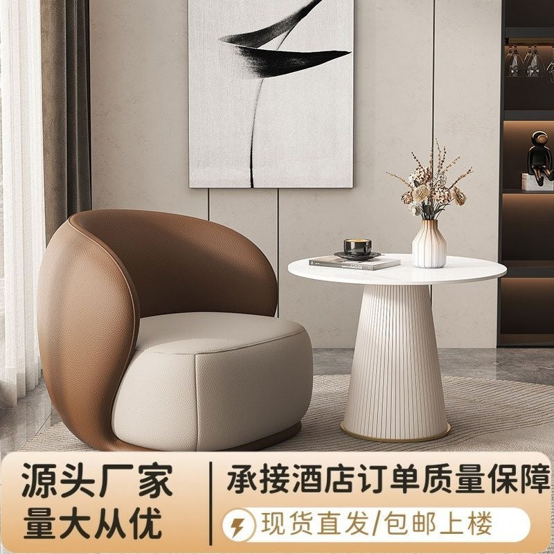 Nordic negotiation table and chair combination hotel sales office shopping mall reception lounge casualfor home balcony small sofa coffee table