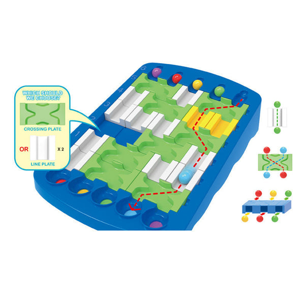 Cross-border children's logic maze puzzle to find the route game toys, educational DIY kindergarten toys