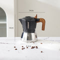 Magnetic induction double valve moka pot stainless steel italian induction cooker coffee pot outdoor camping style coffee machine coffee utensils