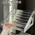 Acrylic ladder display stand blind box storage rack bar storage multi-layer transparent display stand cosmetics storage rack