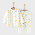 Wholesale autumn/winter baby thermal underwear sets for boys and girls, pure cotton newborn infant home wear - dropshipping available