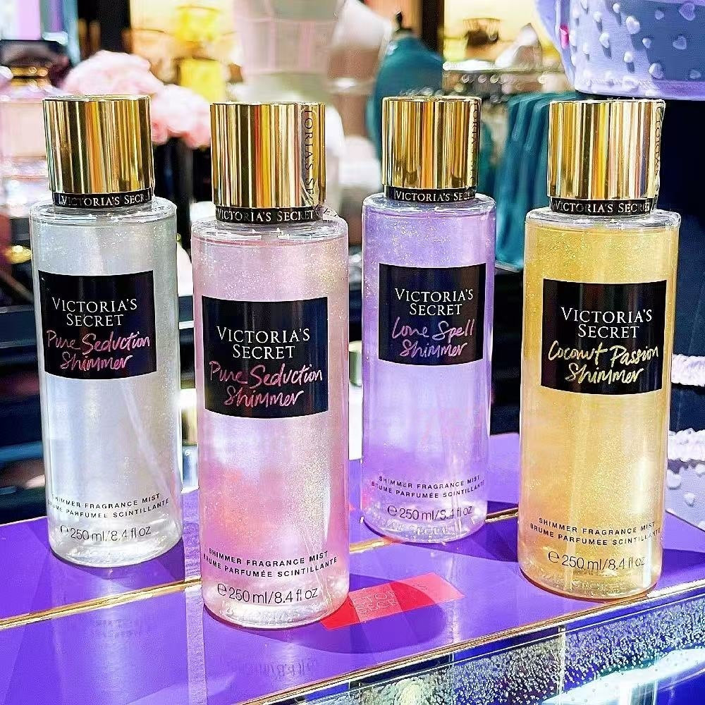 Victoria's secret glitter body fragrance spray hydrating fragrance spray 250ml