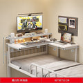 Bed computer desk desktop bunk bed study desk lazy handy gadget dormitory e-sports table suspended corner table assembly