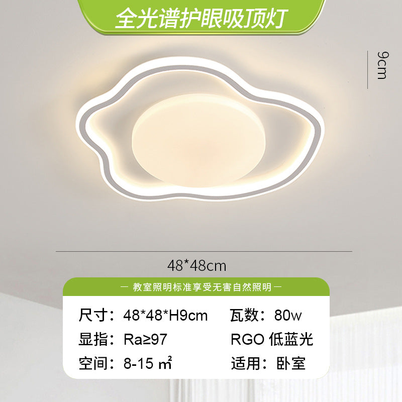 LED living room ceiling light cream wind living room main light bedroom light whole house home decoration lighting fixtures Zhongshan full spectrum
