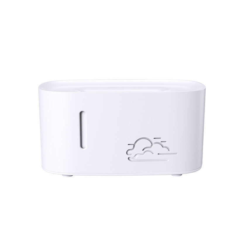 New arrival crack aromatherapy machine automatic fragrance machine for home flame humidifier ultrasonic wood grain flame aromatherapy machine