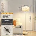 Fish scale floor lamp classypopular living room bedroom decoration floor lamp accessible luxurygirl style grids column lamp
