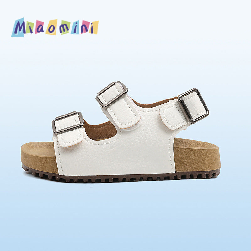 Kids' birkenstock sandals - new summer collection: soft-soled, open-toe beach sandals for boys and girls, breathable and non-slip, ages 1-6