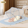 Foldable baby mosquito net canopy - portable baby yurt mosquito net for kids' beds - blackout, anti-mosquito, no installation required, full coverage