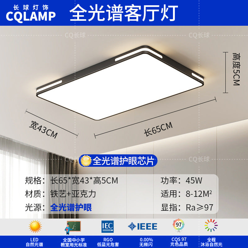 2025 New Zhongshan Living Room Bedroom Ceiling Whole House Lighting Daquan Factory Direct Sales Modern Simple Advanced Sense
