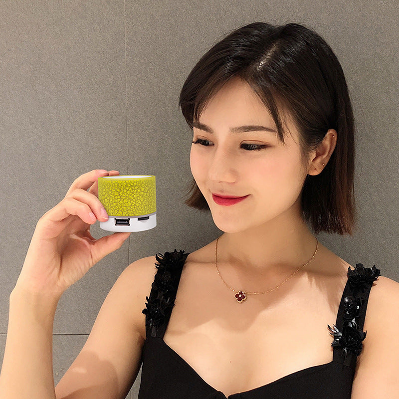 A10 metal mini bluetooth speaker - card-playing, outdoor lighting, portable subwoofer wireless speaker - perfect gift