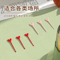 love fruit fork, high-value cute fruit pick, snack mooncake fork, food-grade fruit fork, decorative pick