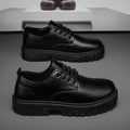 Men's business leather shoes - winter 2025 new collection: youthful british style, thick-soled, suit-ready, casual trendy shoes for students