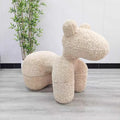 Champagne wool roll fabric