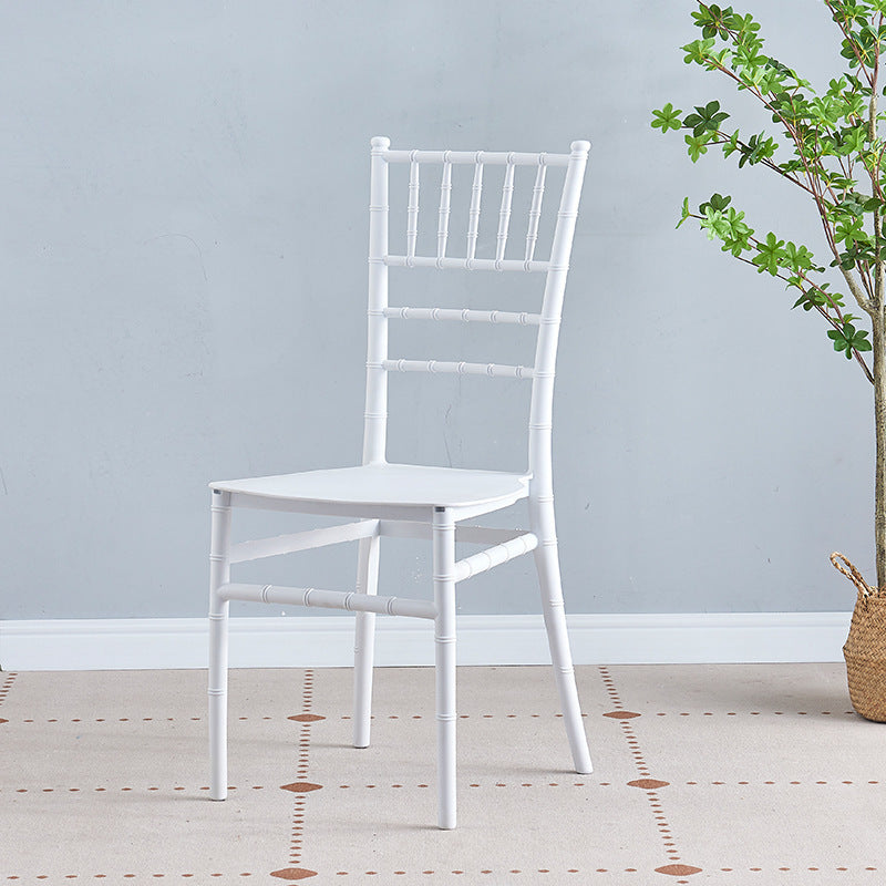 Custom bamboo joint chair back dining chair pp plastic chair home makeup chair wedding hotel party event banquet chair