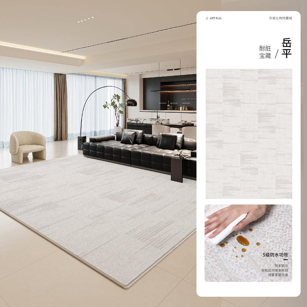 Carpet living room italian accessible luxury washable and wipeable stain-resistant bedroom bedside blanket for homewaterproof anti-fouling classy sofa cushion