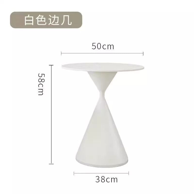 Cream style coffee table for homenormcore living room small apartment modern casualclassy round coffee table