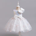 Amazon children's dress, kids' wedding dress, performance costume, stylish girls' princess dress - cross-border exclusive, ready stock wholesale
