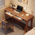 Solid wood desk - small apartment, home use, adult, rectangular table, modern minimalist, student study writing desk, computer desk