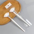 Beauty tools fan-shaped brush long pole 21cm fruit acid brush makeup brush beauty mask brush modification essence brush wholesale