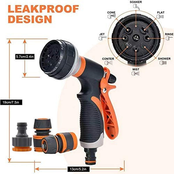 8 functions High pressure car wash water gun set Garden water gun tools Garden irrigation water gun Cross-border hot-selling water gun