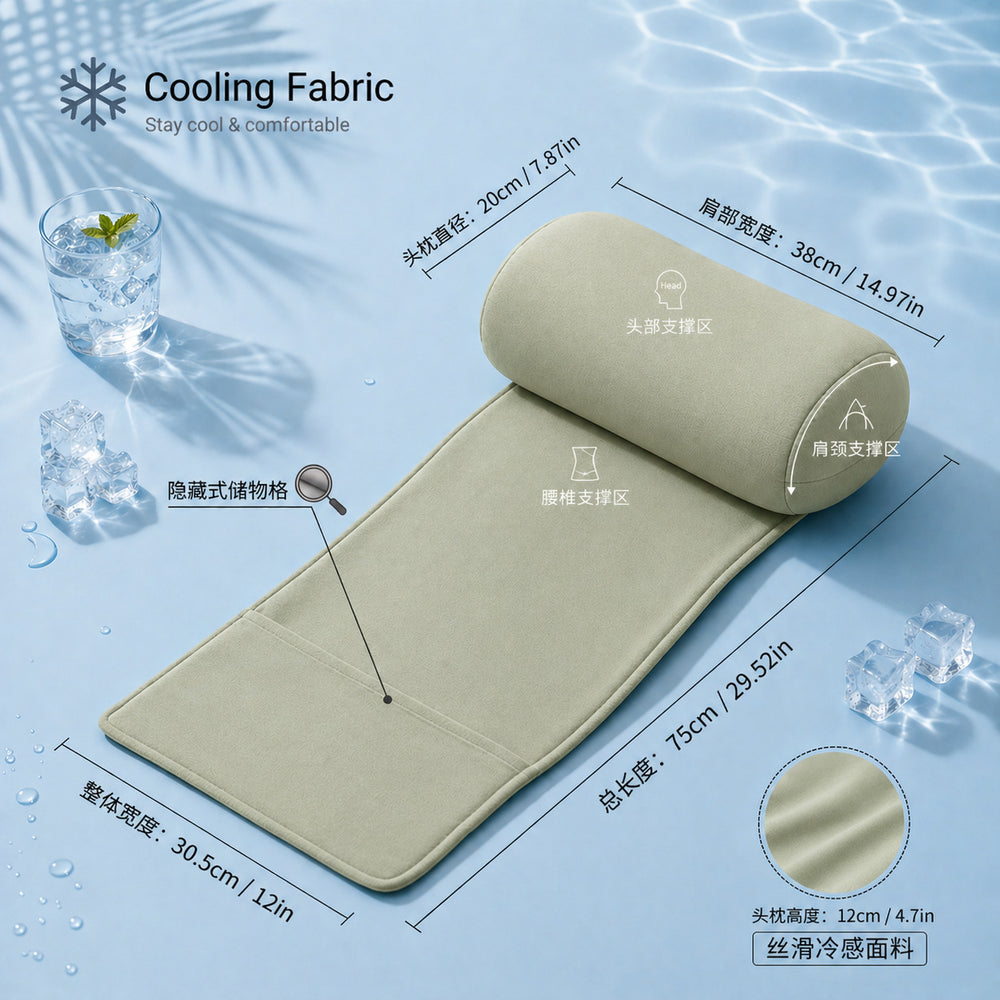 Ergonomic pillow for recliners, side sleeper support pillow, neck and head care pillow, travel pillow