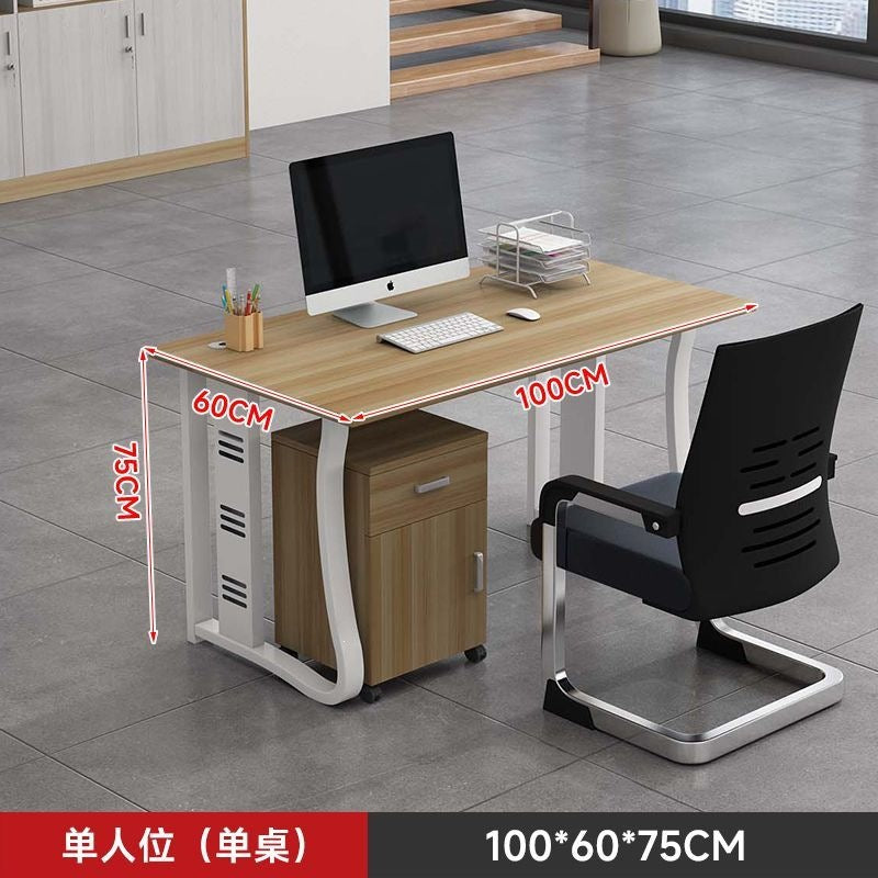 Office desk conference table minimalist furniture modern employee computer desk workstation table and chair set