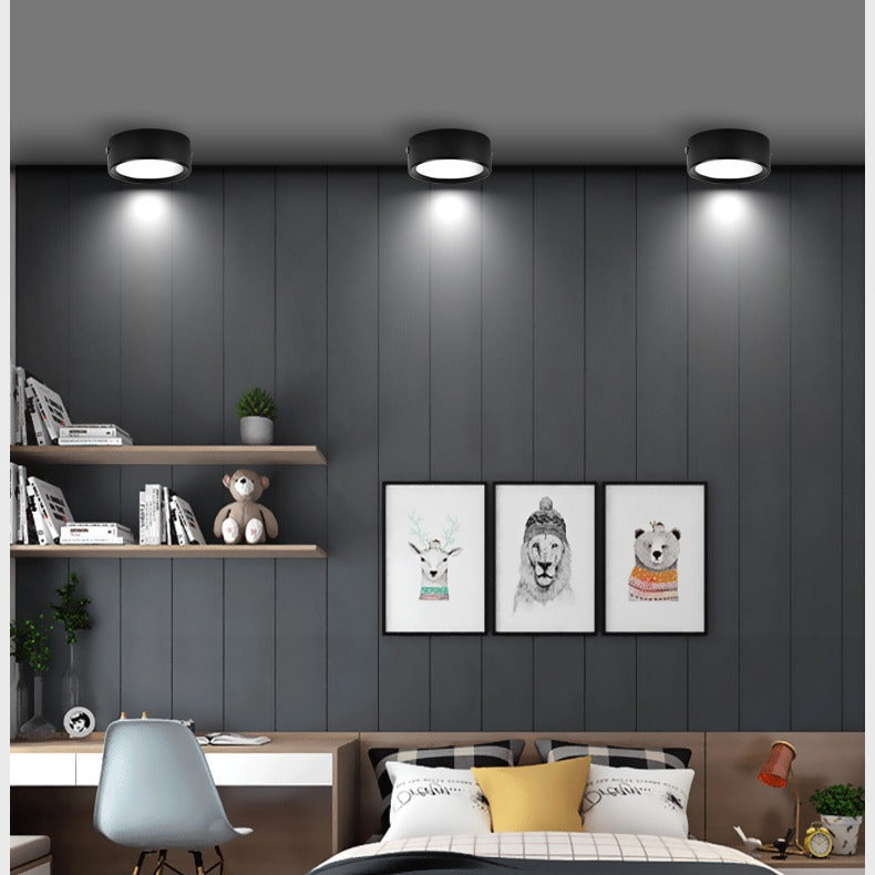 Three pine LED surface mounted led small ceiling light without opening, bedside aisle light, entrance light, entrance ceiling light