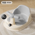 [enlarged] crown bath chair - gray (temperature sensing model) [dual-purpose/learning chair/bath stool]