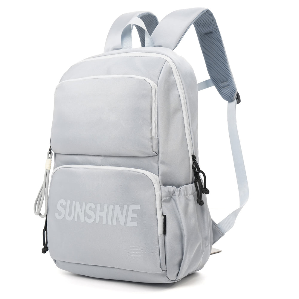 Air cushion backpack - minimalist student backpack for men, sports & outdoor, lightweight, large capacity, middle school & high school, american high street style