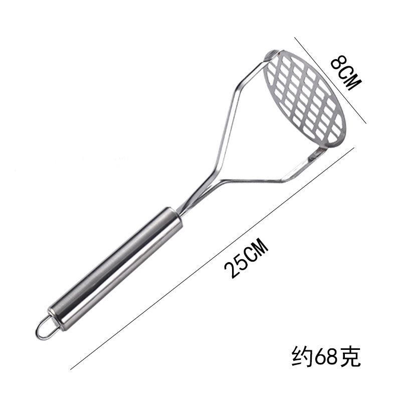 stainless steel mashed potato press manual mashed potato tool garlic press potato press kitchen food supplement gadget