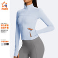 Fall and winternew arrival yoga sports jacket silmoutwear tight sports tops training running fitness clothing outwear women