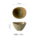 Japanese retro ceramic small dish restaurant for homestylish dipping sauce soy sauce dish hot pot snack seasoning dish vinegar dish