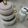 3pcs off-white pot