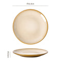 12inch shallow plate-wheat yellow