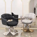 Hairdressing chair, hairdressing chair, internet celebrity hair salon, high-end hairdressing shop seat, hair cutting stool, stainless steel hairdressing chair