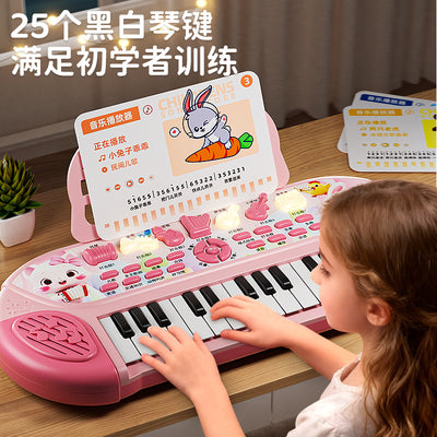 Children's electronic keyboard piano - early education, playable, educational, first birthday musical toy, beginner's starter kit, baby toy piano