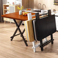 Foldable table dining table for home rectangular outdoor convenient stall table dining table suit combined with small square table