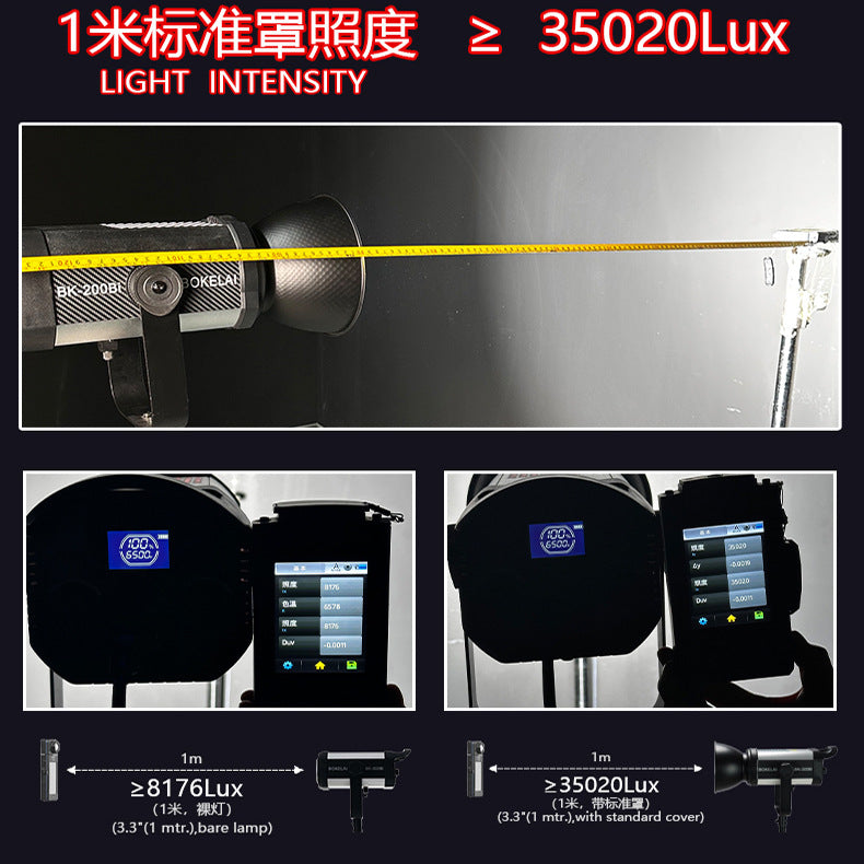 Cross-border  200W live broadcast professional filling light photography lighting live broadcast spotlight top light high definition soft light