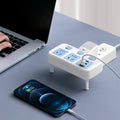 Two-pin socket, two-hole power strip, american standard plug converter, two-pin power strip, plug-in board with cable, 2-pin head panel, multi-hole