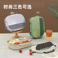 304 stainless steel insulated lunch box - japanese-style divided food-grade bento box for kids and adults